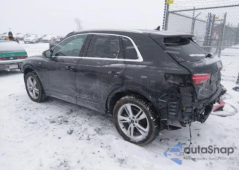 2024 Audi Q3 Premium 45 Tfsi S Line Quattro Tiptronic из США, поврежденный, VIN WA1DECF3XR1151063